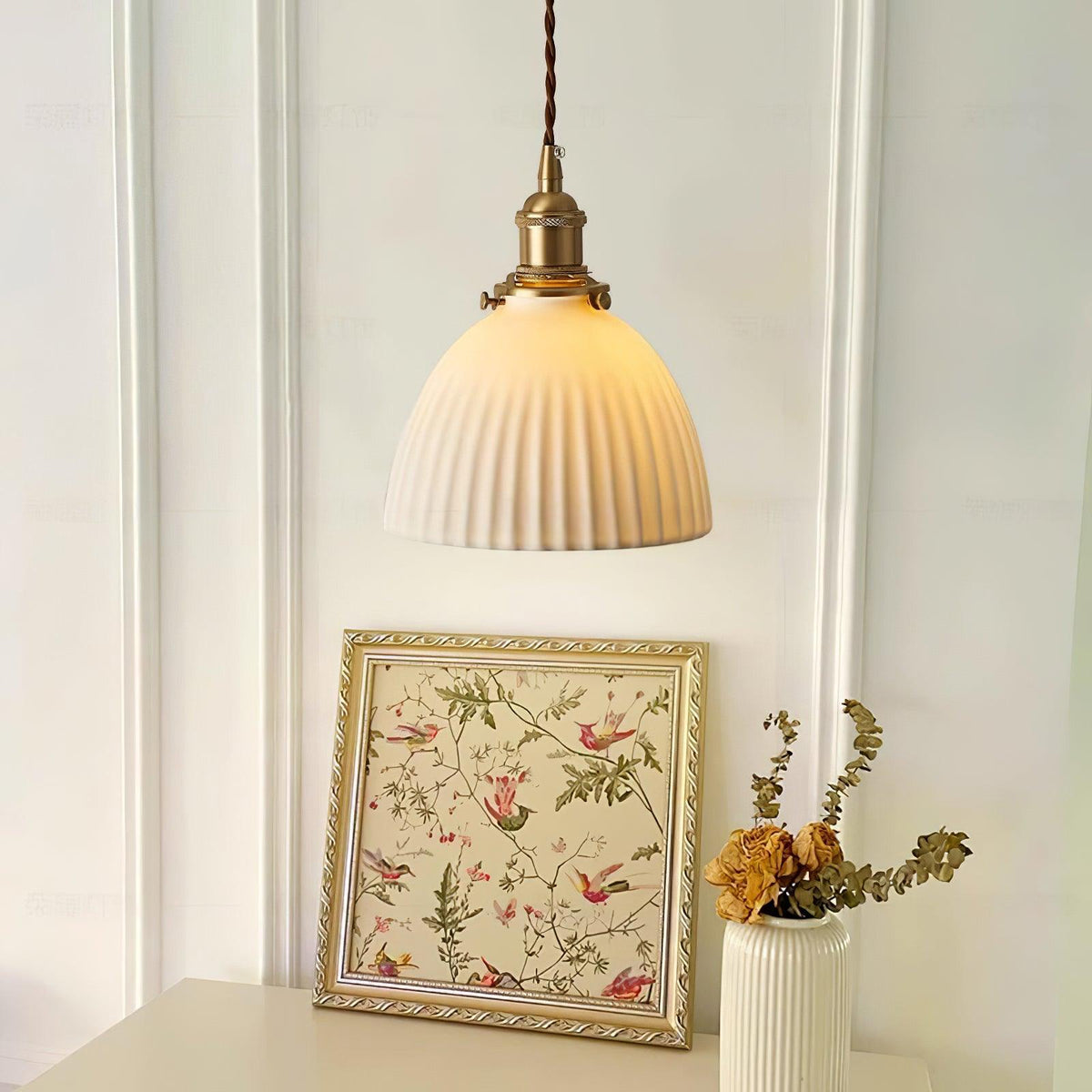 Ornoryra Vintage Pendelleuchte aus Glas