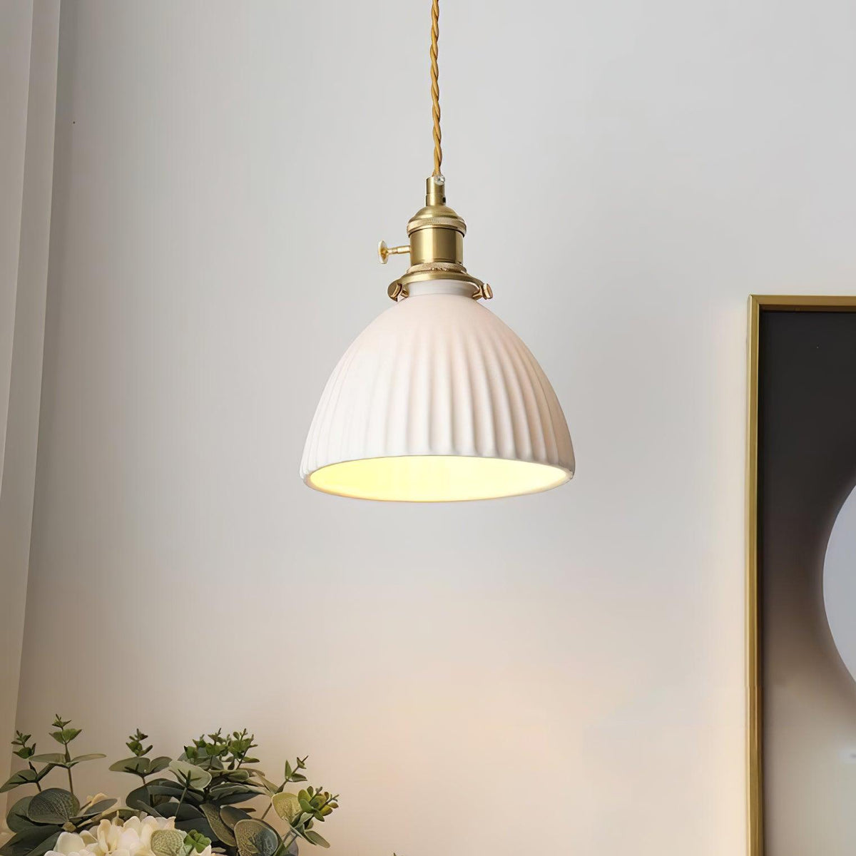 Ornoryra Vintage Pendelleuchte aus Glas