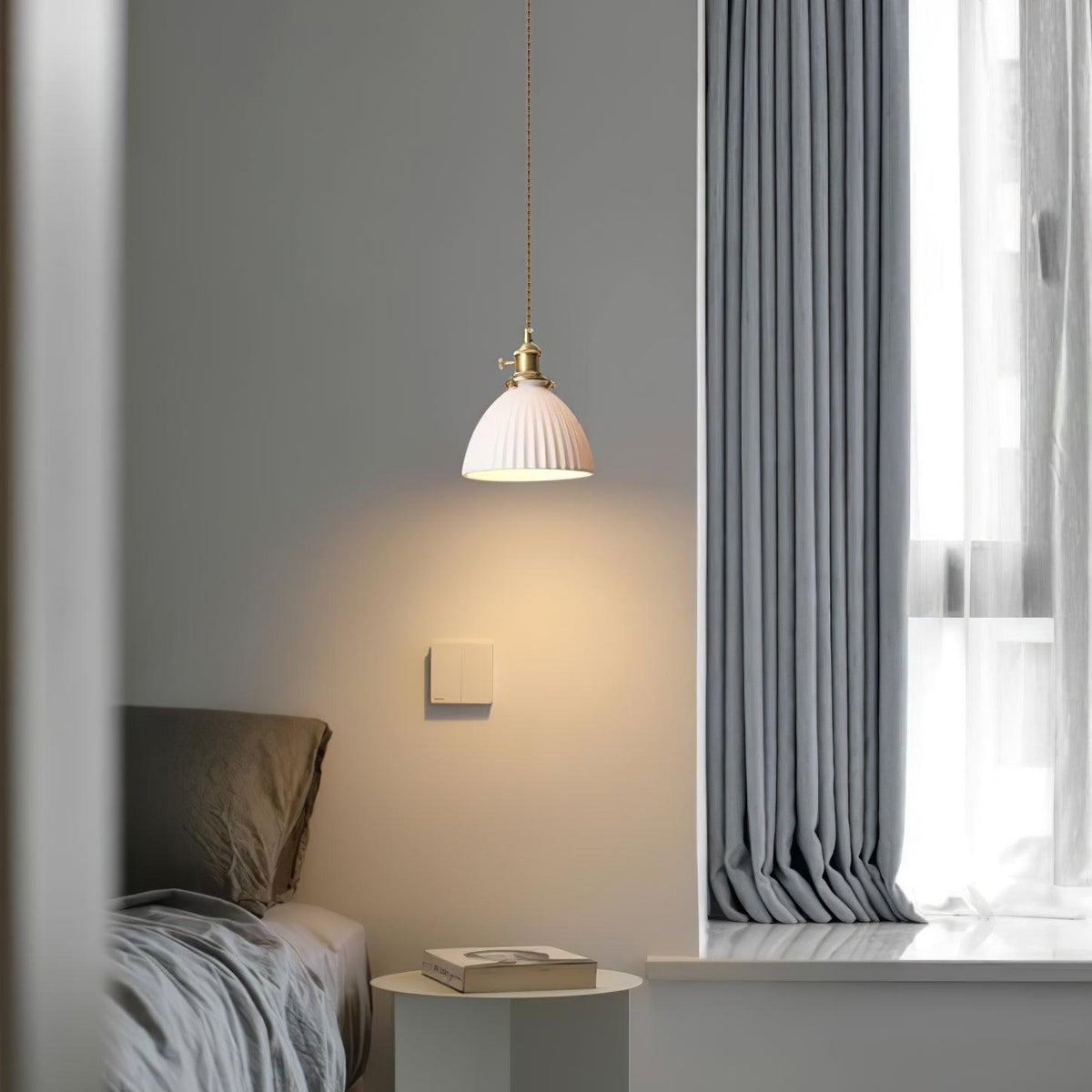 Ornoryra Vintage Pendelleuchte aus Glas