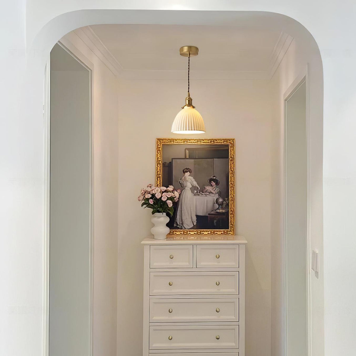 Ornoryra Vintage Pendelleuchte aus Glas