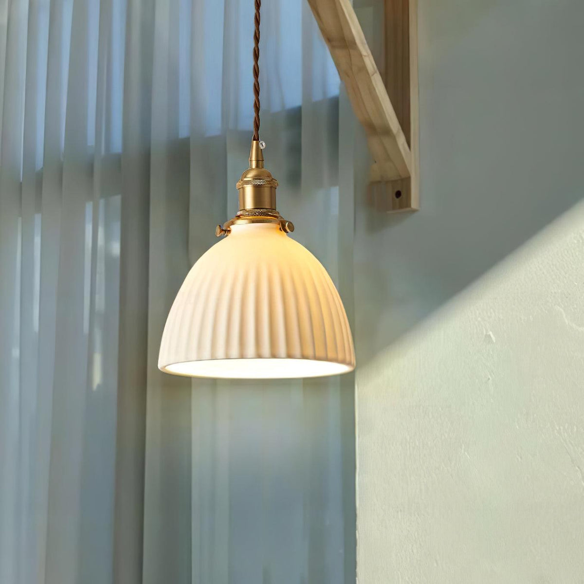 Ornoryra Vintage Pendelleuchte aus Glas