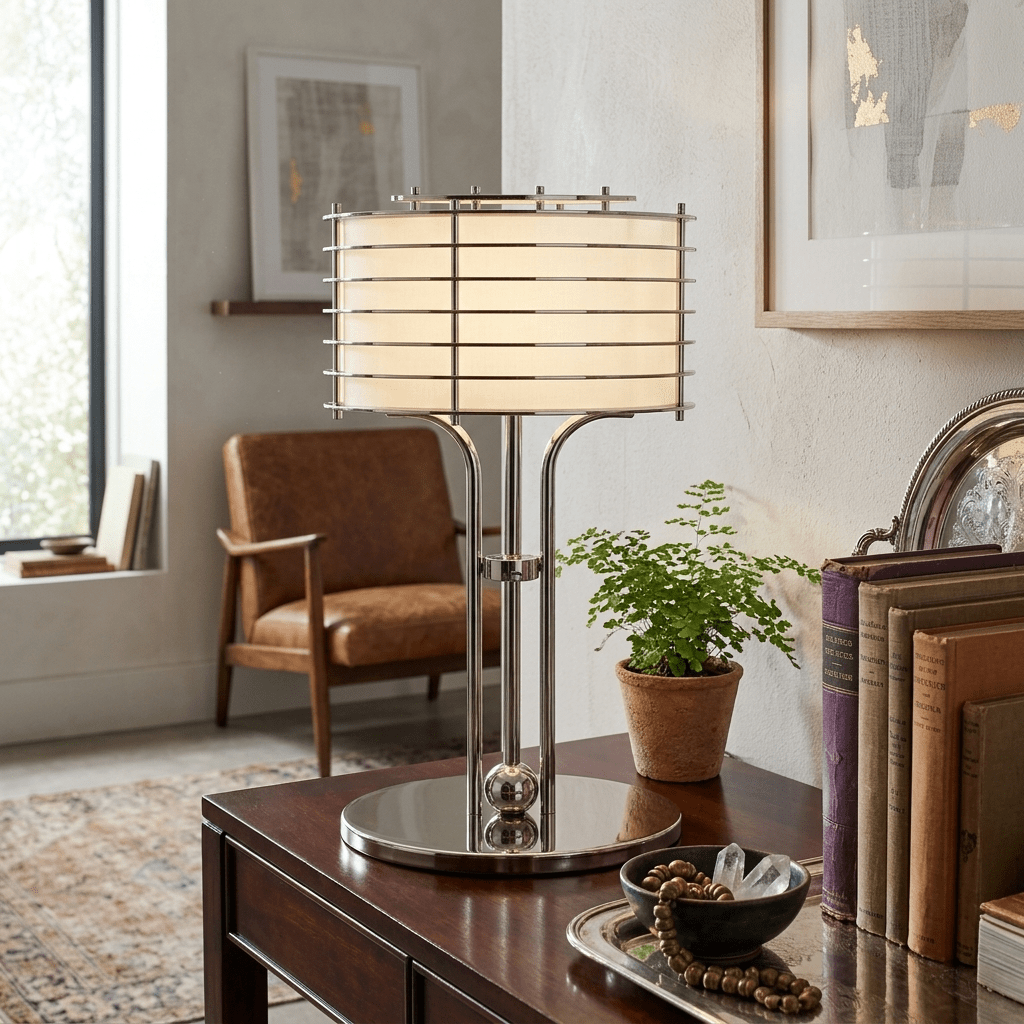 Maxence Bravon Linear Cage Tischleuchte