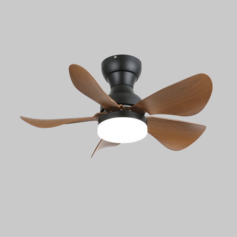 Elvanelle Deckenventilator mit Beleuchtung aus Holz