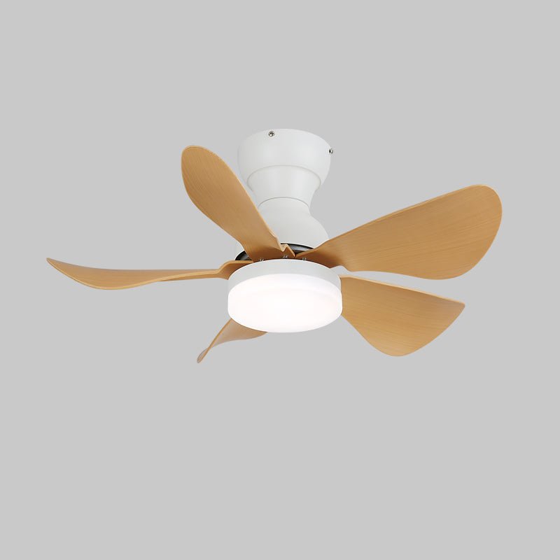 Elvanelle Deckenventilator mit Beleuchtung aus Holz