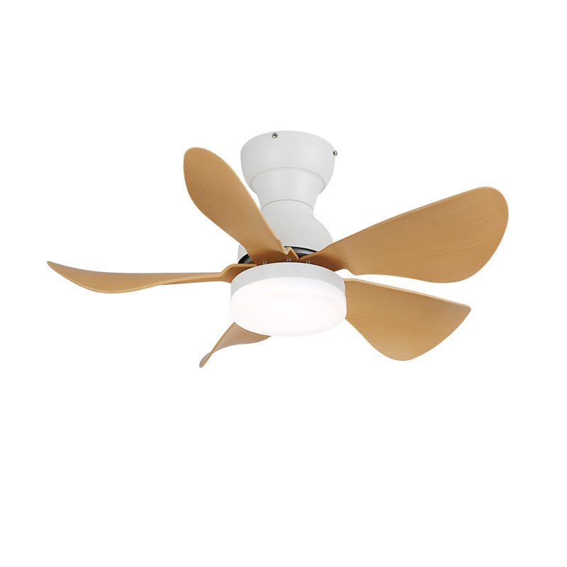 Elvanelle Deckenventilator mit Beleuchtung aus Holz