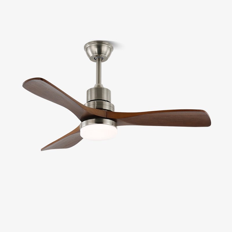 Rininena Deckenventilator mit Beleuchtung aus Holz