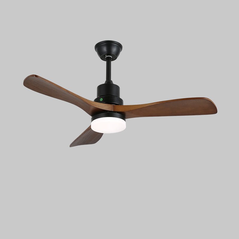 Rininena Deckenventilator mit Beleuchtung aus Holz