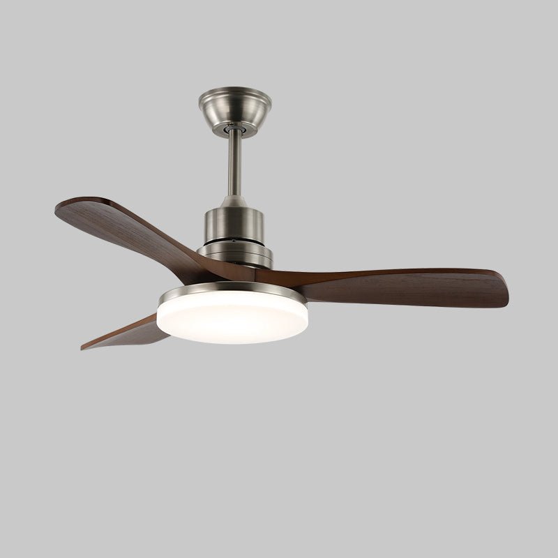 Rininena Deckenventilator mit Beleuchtung aus Holz