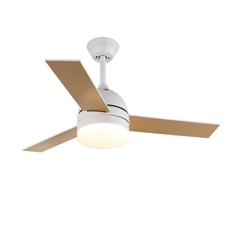 Selena Minimalistische Deckenventilator mit Beleuchtung aus Holz