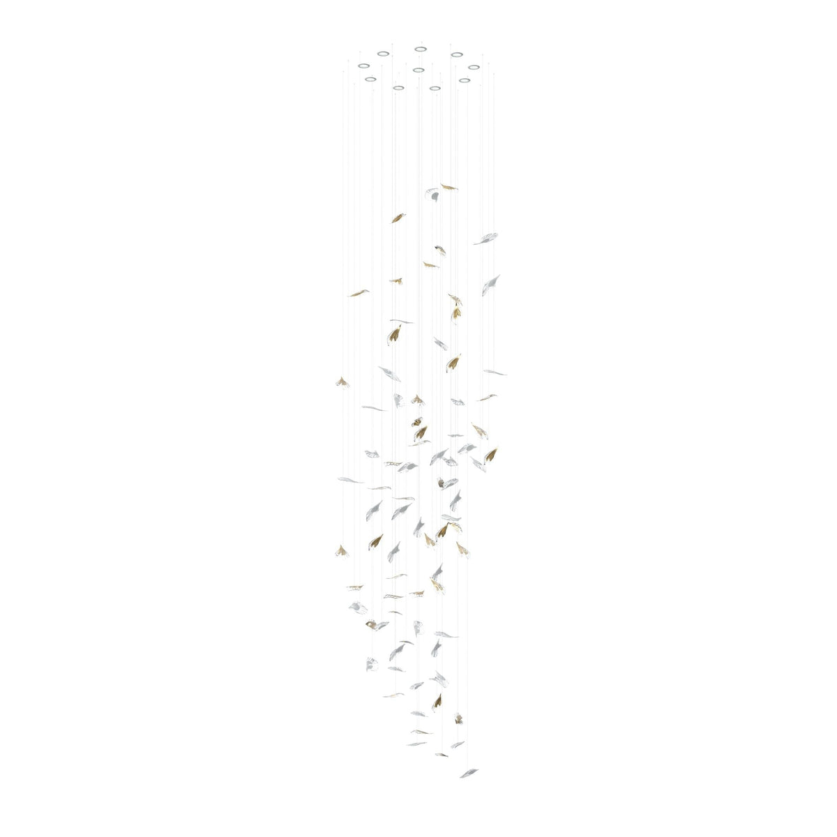 Asorus Kronleuchter Kunstvolles Blatt-Design