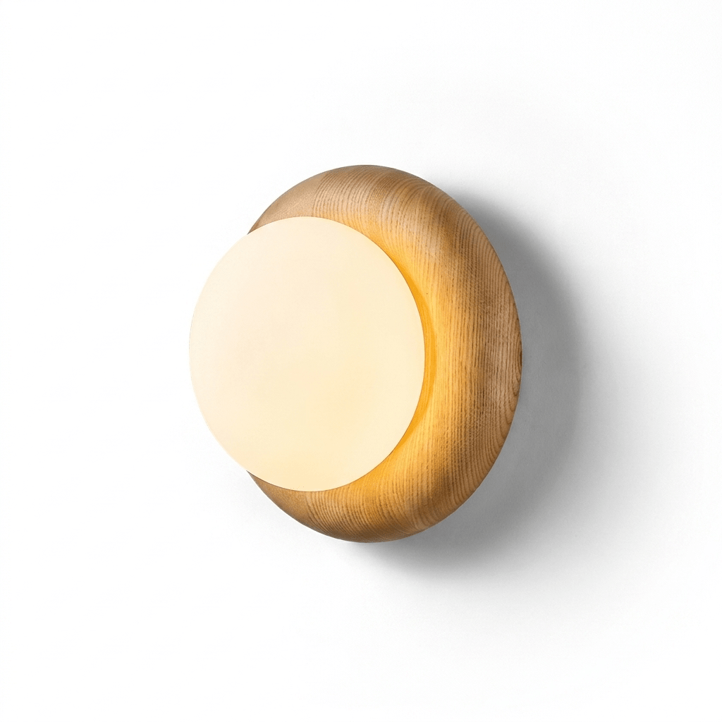 Rinaelia Wandleuchte aus Holz