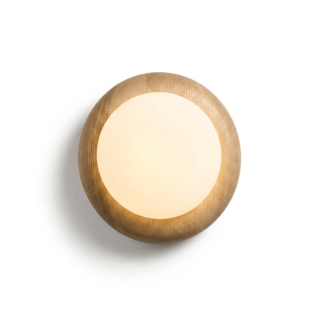 Rinaelia Wandleuchte aus Holz