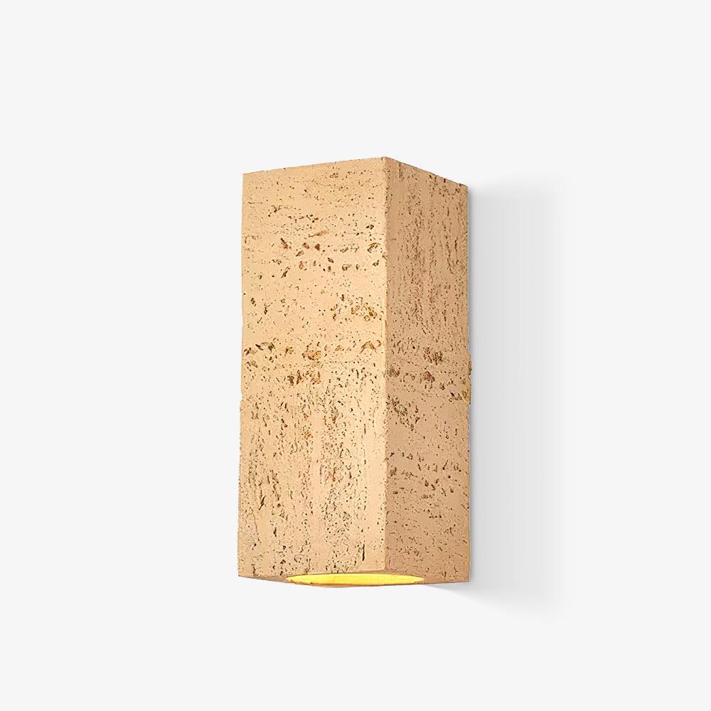 Veleraria zeitgenössische minimalistische Wandleuchte aus Verbundmaterial