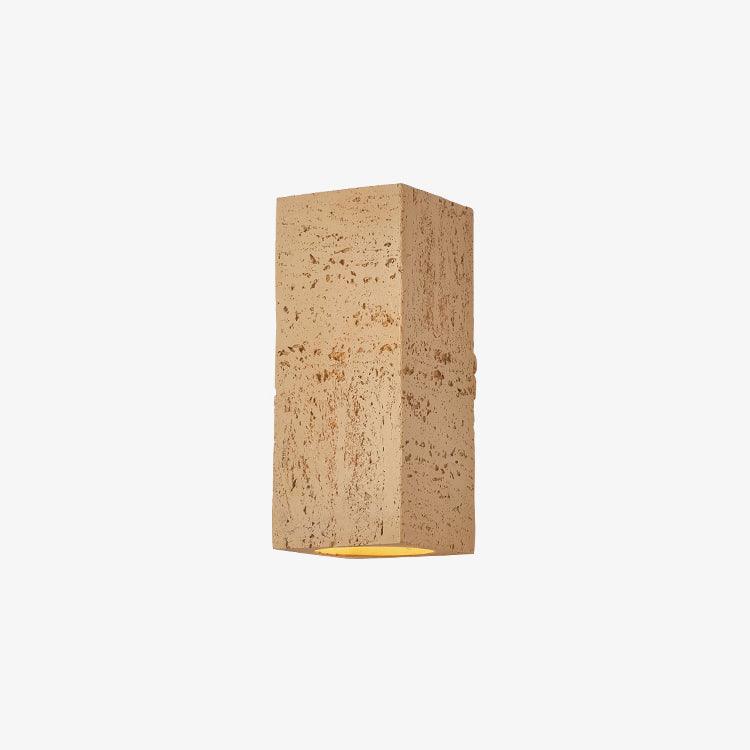Veleraria zeitgenössische minimalistische Wandleuchte aus Verbundmaterial