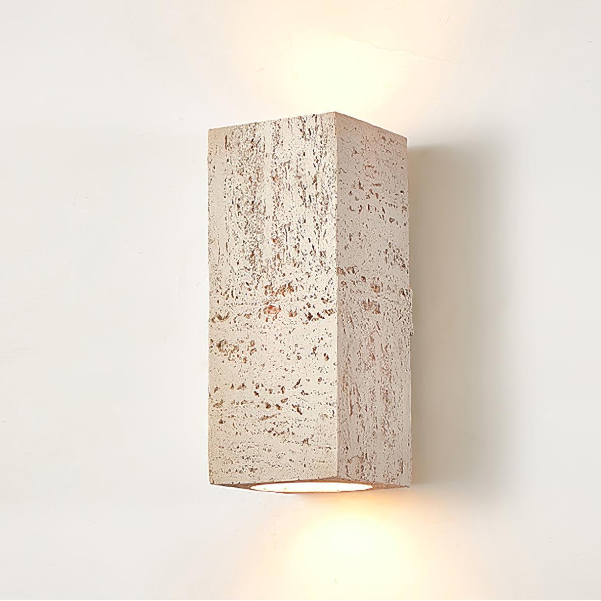 Veleraria zeitgenössische minimalistische Wandleuchte aus Verbundmaterial
