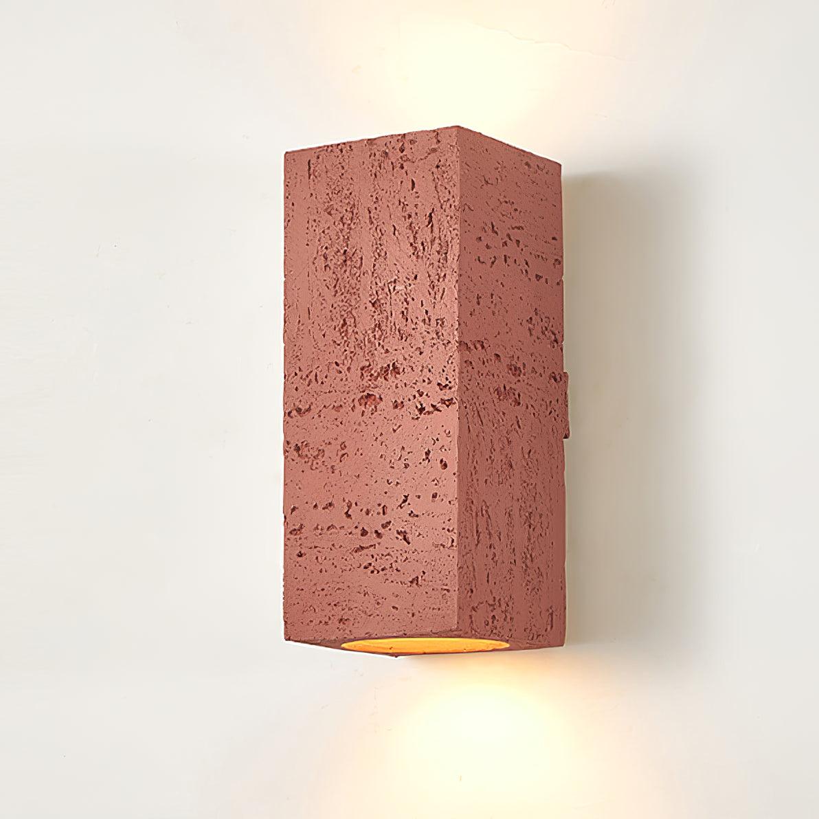 Veleraria zeitgenössische minimalistische Wandleuchte aus Verbundmaterial