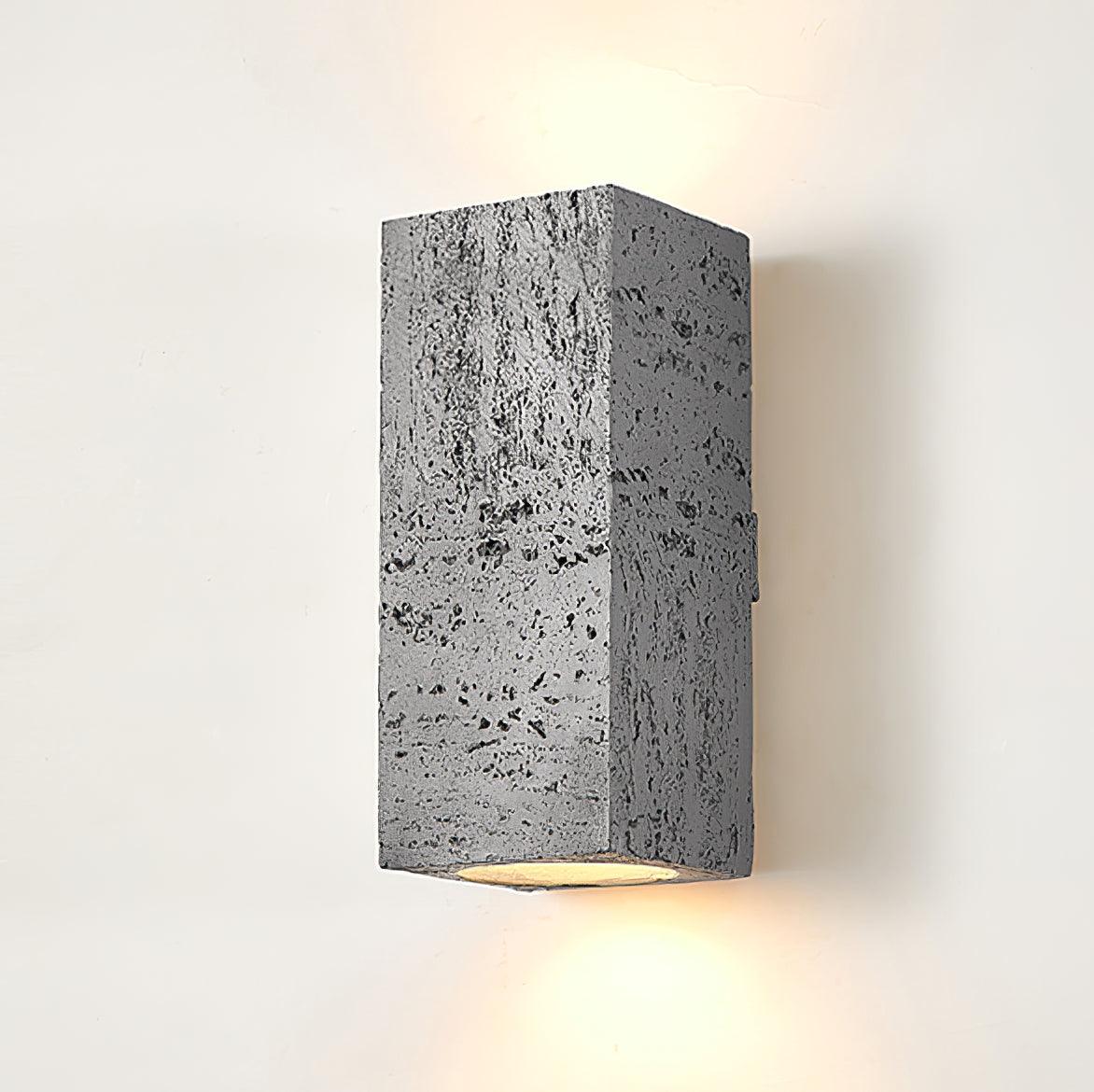 Veleraria zeitgenössische minimalistische Wandleuchte aus Verbundmaterial
