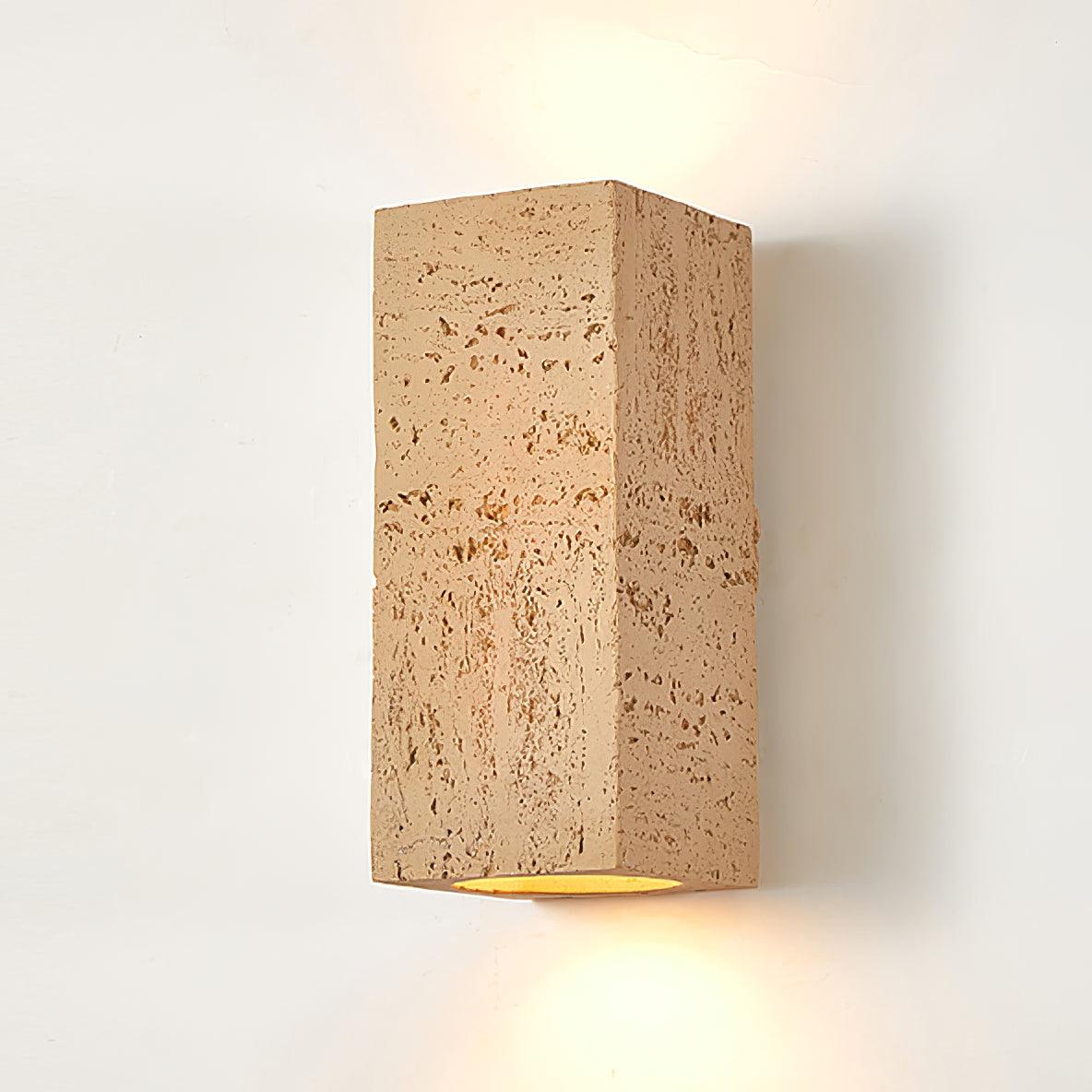 Veleraria zeitgenössische minimalistische Wandleuchte aus Verbundmaterial
