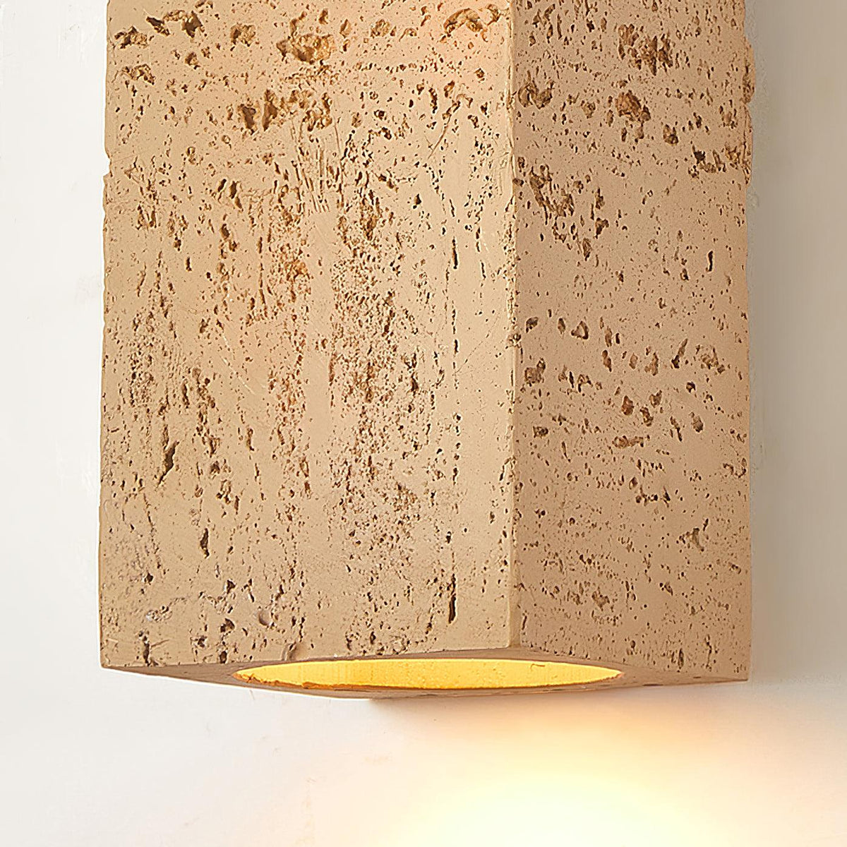Veleraria zeitgenössische minimalistische Wandleuchte aus Verbundmaterial