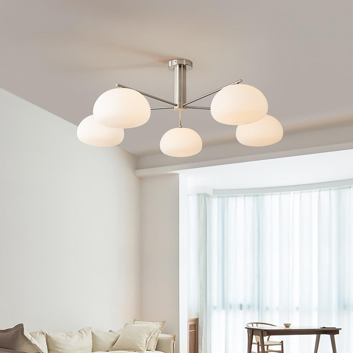 Celeneon Luxe Kronleuchter aus Glas