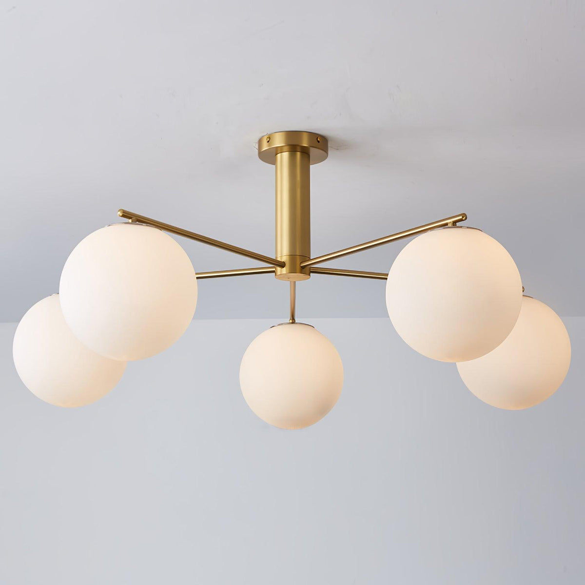 Celeneon Luxe Kronleuchter aus Glas