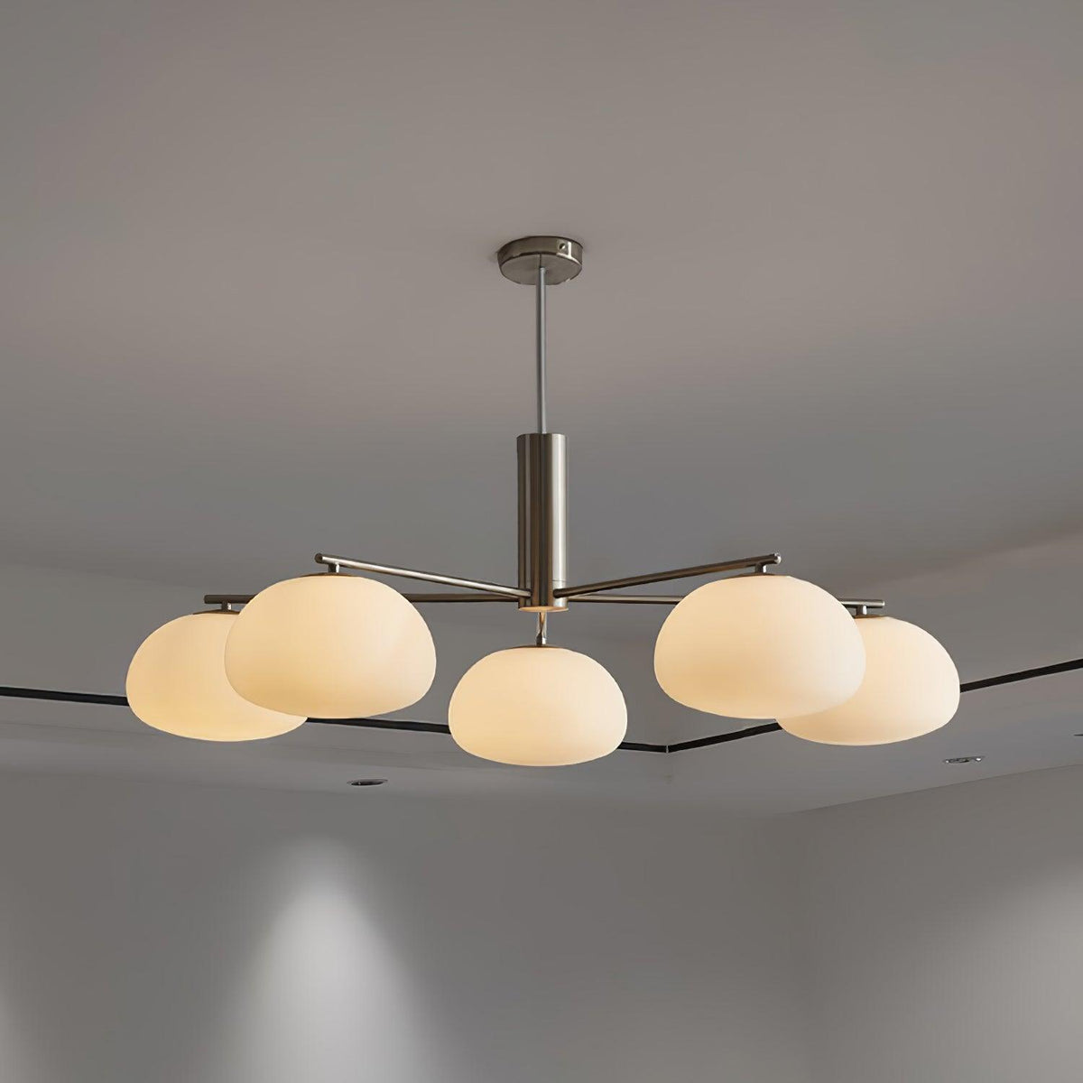 Celeneon Luxe Kronleuchter aus Glas