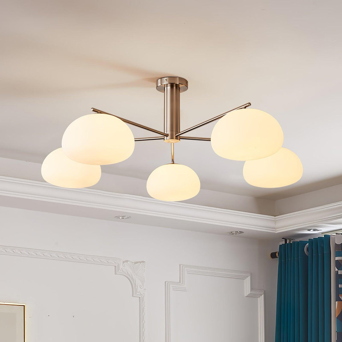 Celeneon Luxe Kronleuchter aus Glas