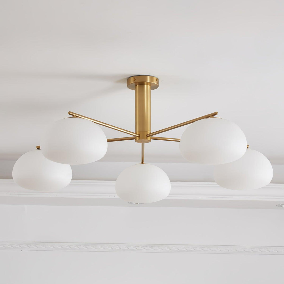 Celeneon Luxe Kronleuchter aus Glas
