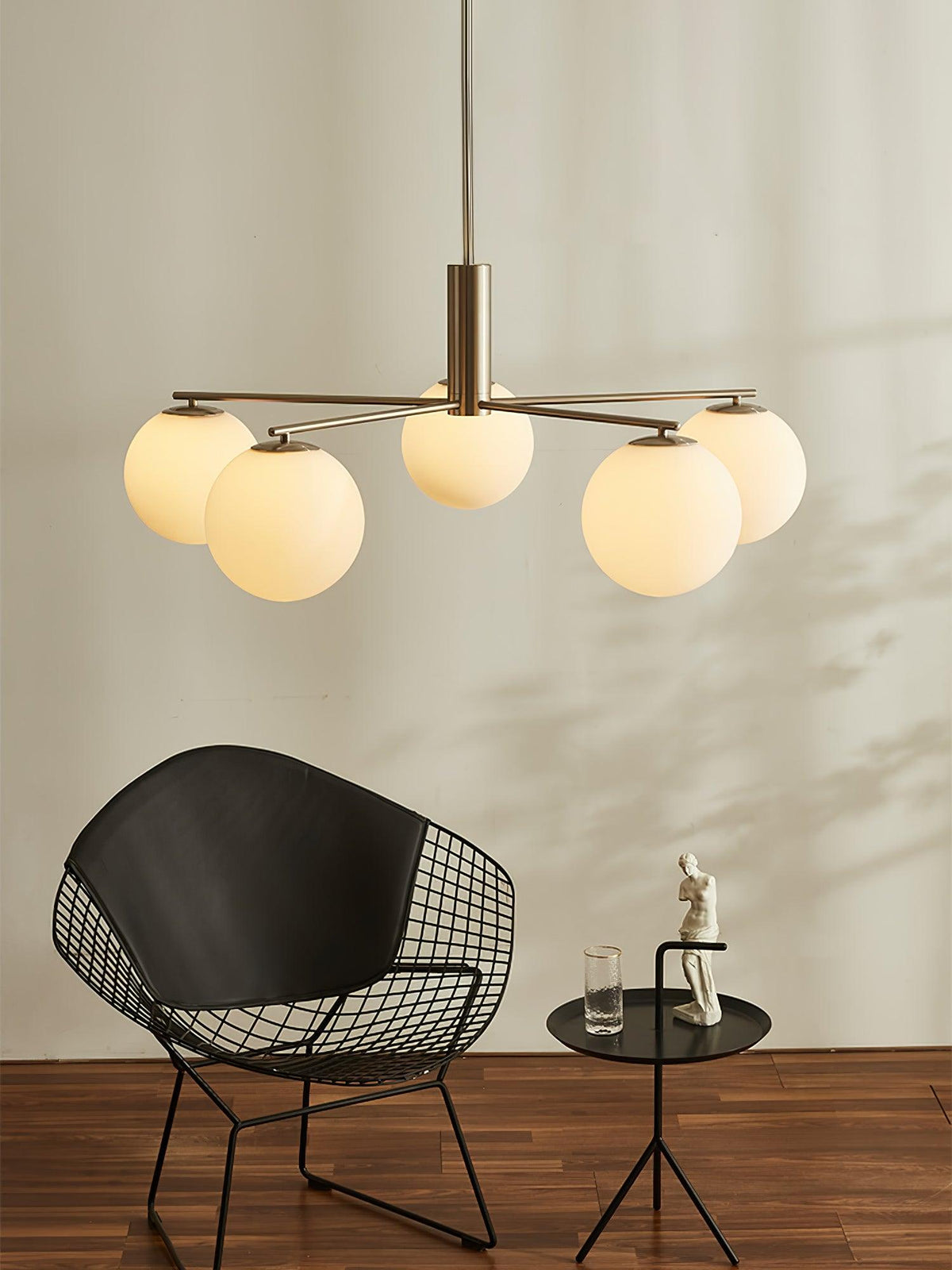 Celeneon Luxe Kronleuchter aus Glas