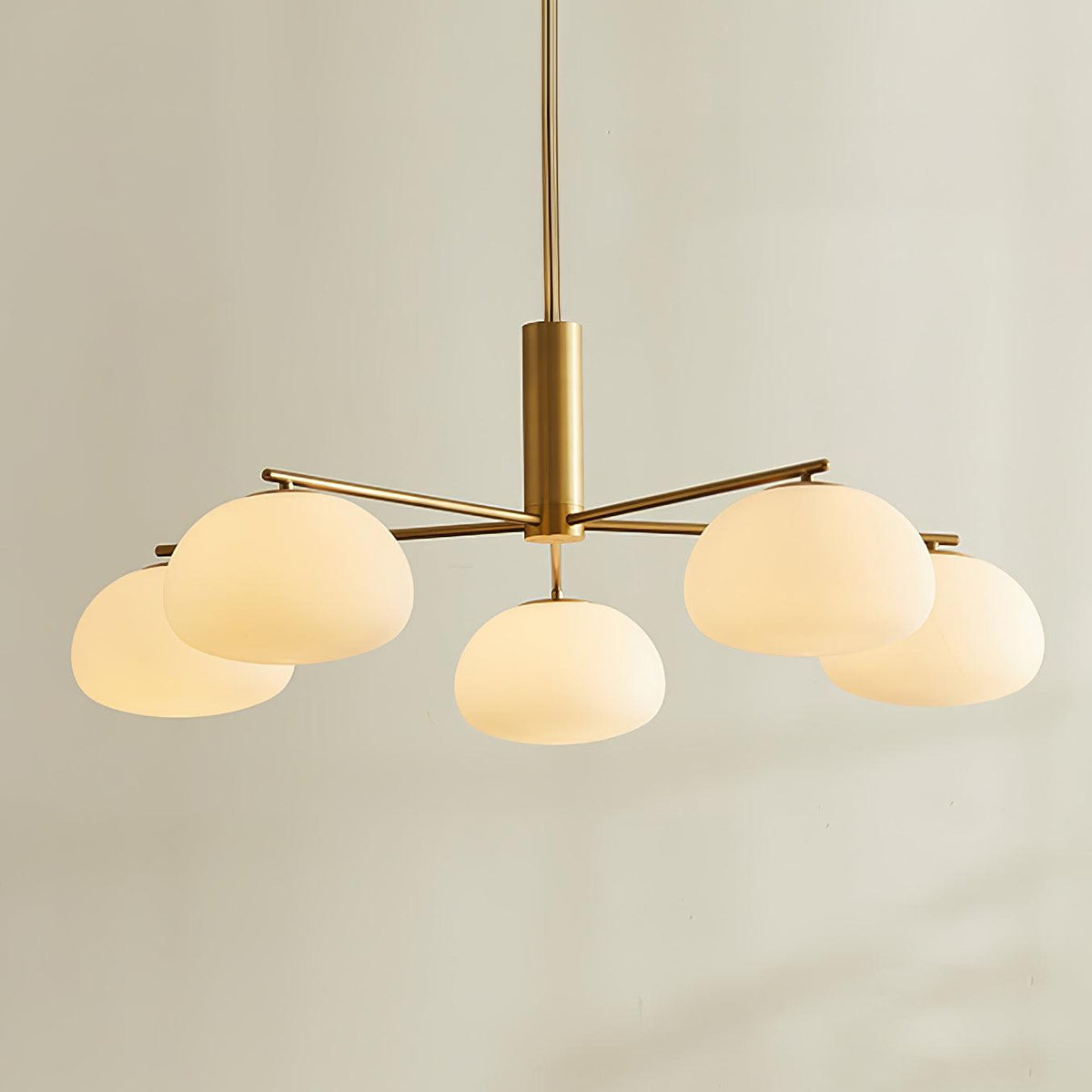 Celeneon Luxe Kronleuchter aus Glas