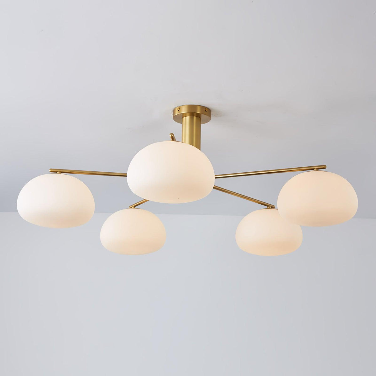 Celeneon Luxe Kronleuchter aus Glas