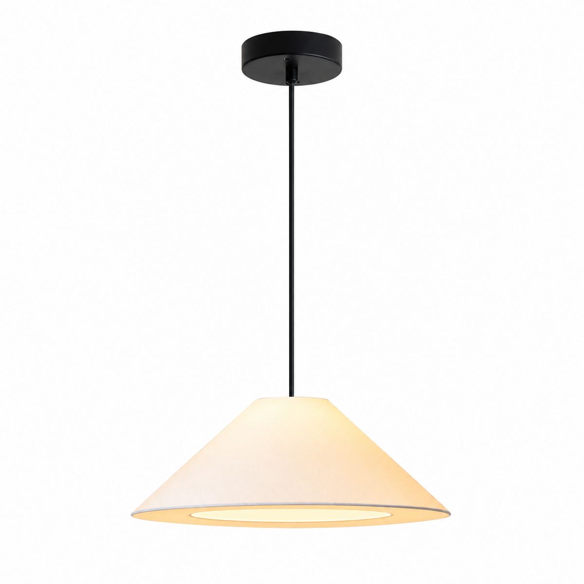 Ormondleigh Stoff-Kegel-Pendelleuchte
