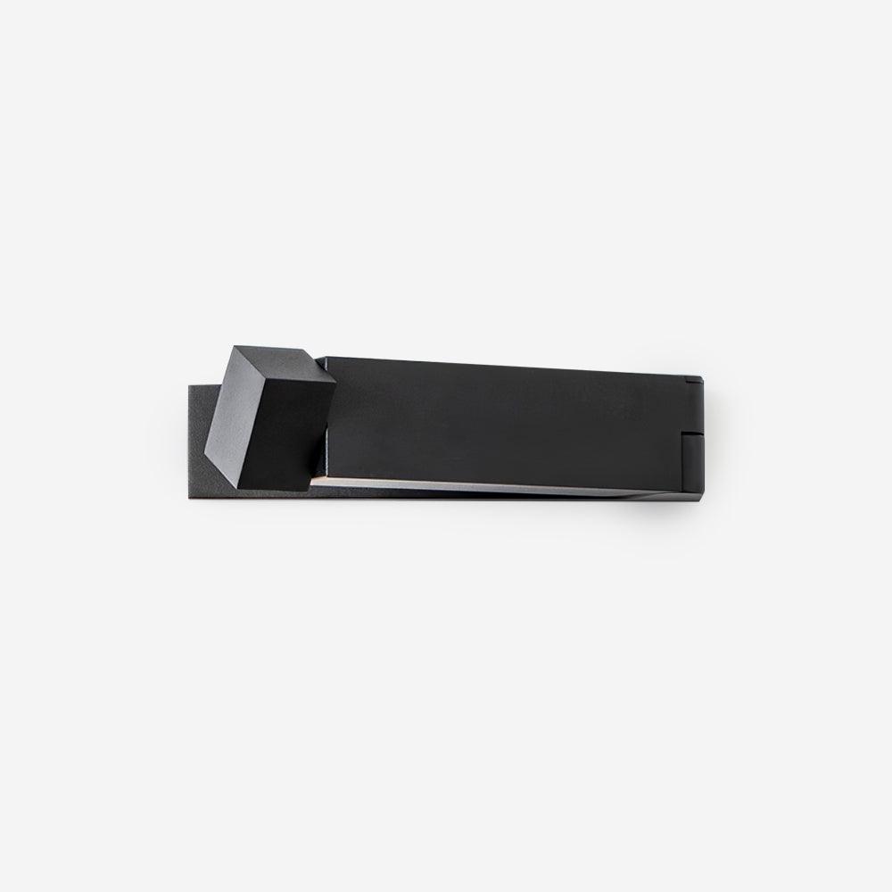 LED-Wandleuchte Aluminiumlegierung Körper Matt Schwarz Nickel Minimalistisch