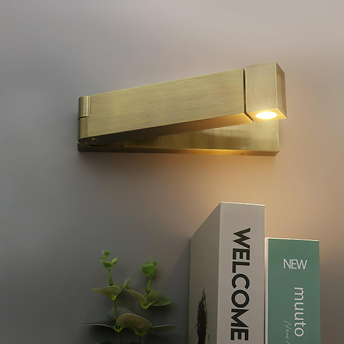 LED-Wandleuchte Aluminiumlegierung Körper Matt Schwarz Nickel Minimalistisch