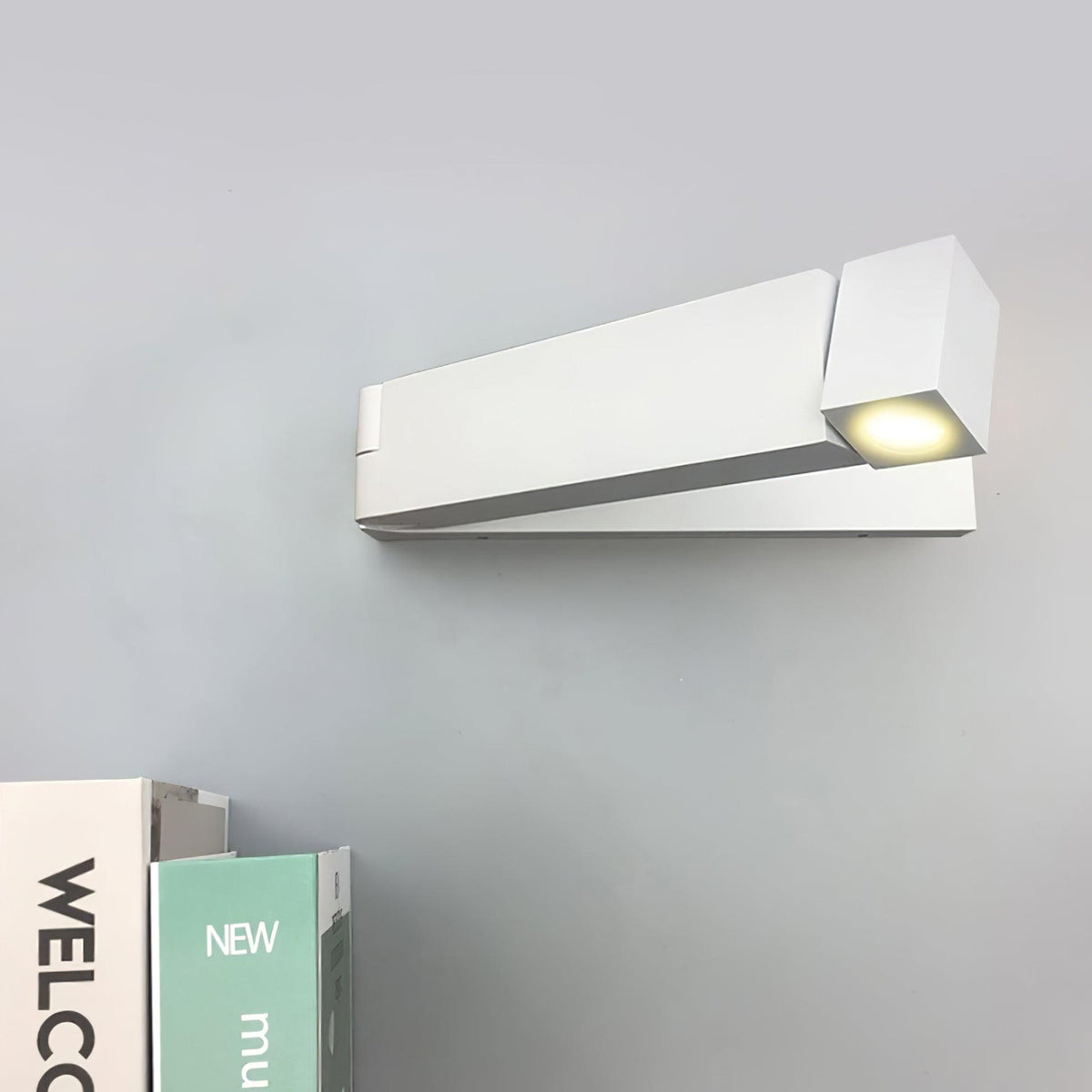 LED-Wandleuchte Aluminiumlegierung Körper Matt Schwarz Nickel Minimalistisch