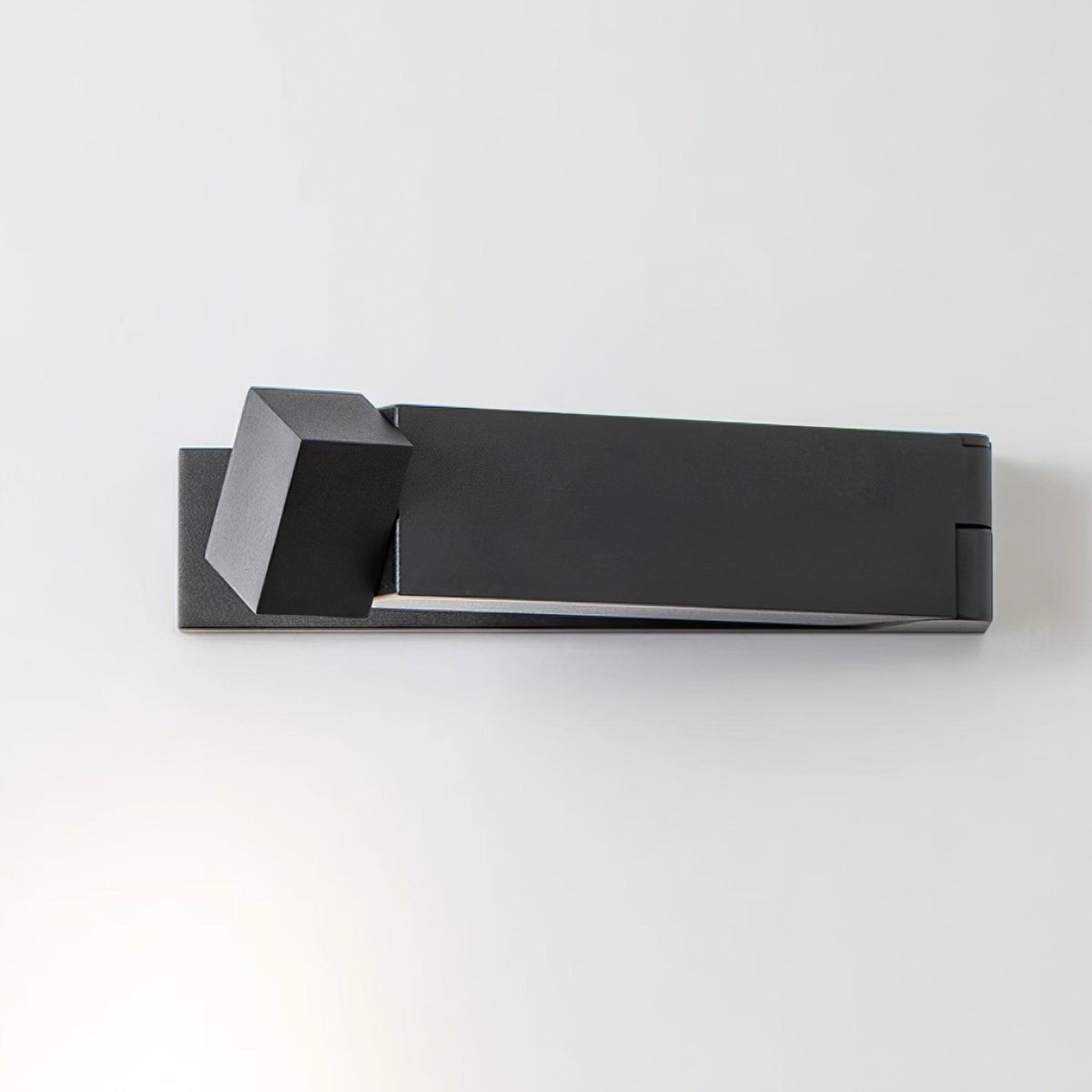 LED-Wandleuchte Aluminiumlegierung Körper Matt Schwarz Nickel Minimalistisch