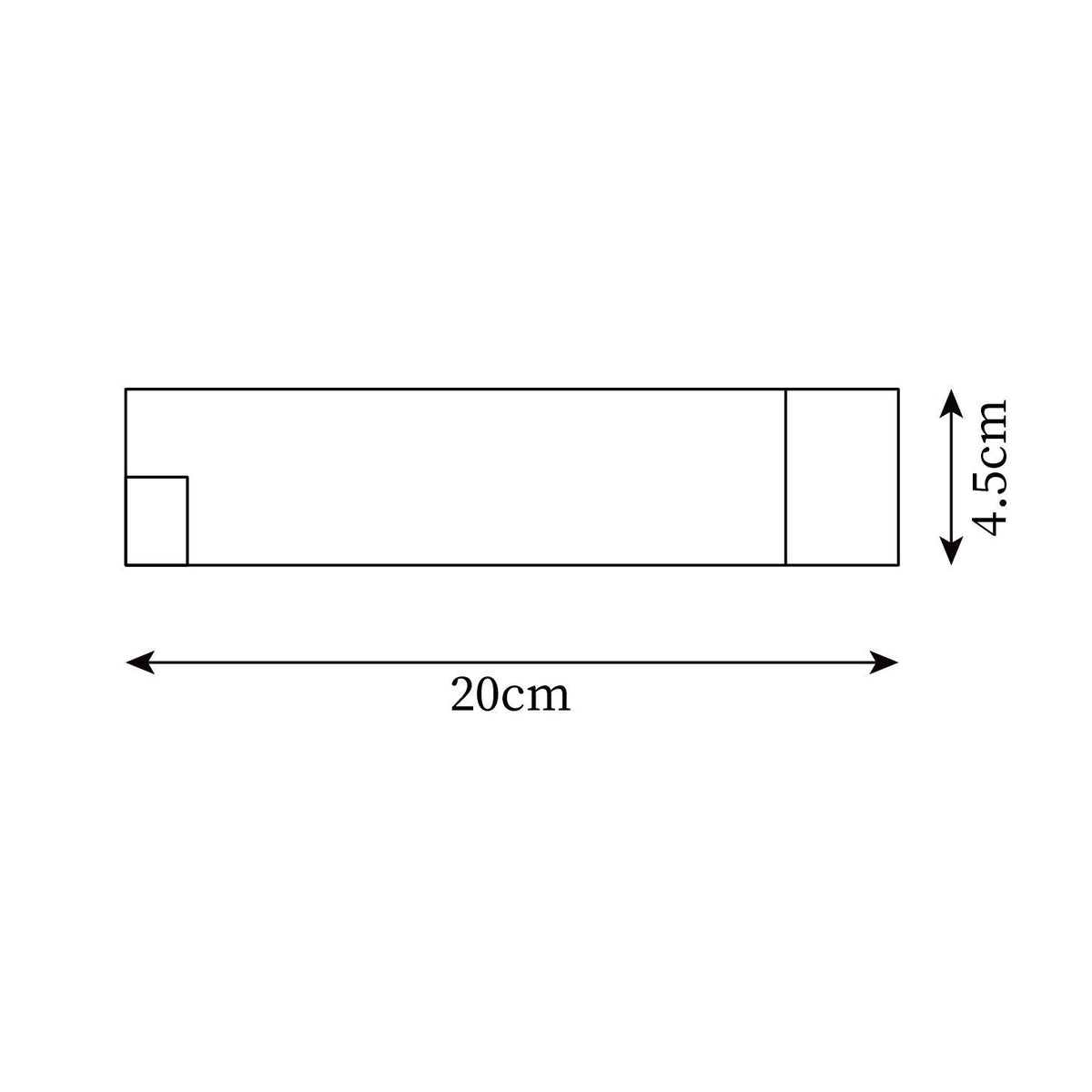 LED-Wandleuchte Aluminiumlegierung Körper Matt Schwarz Nickel Minimalistisch