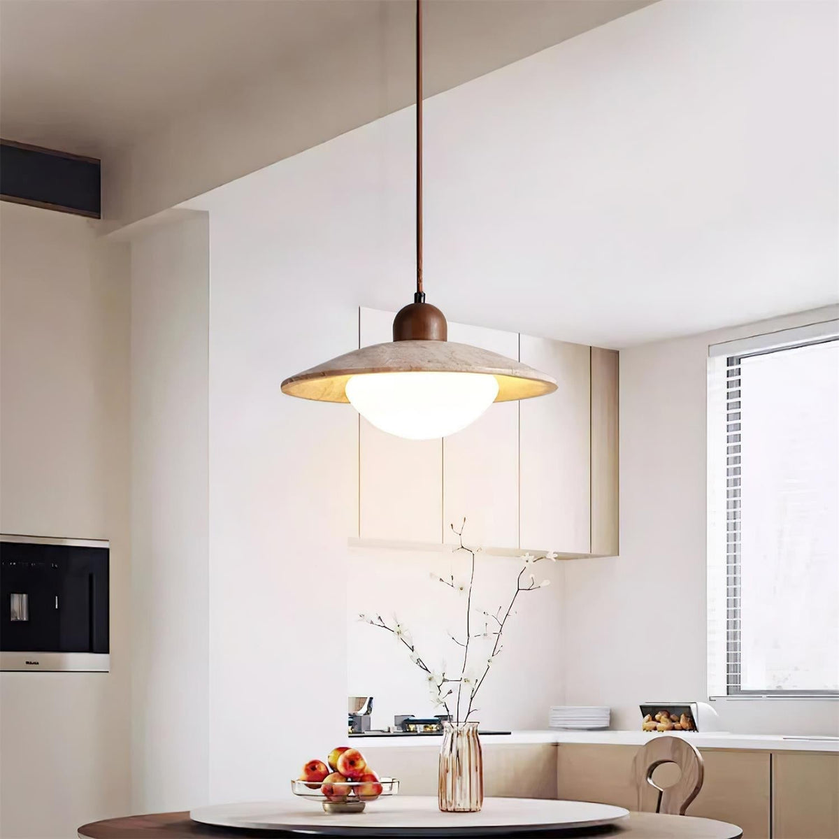 Luxen Pendelleuchte Travertin Minimalistisch