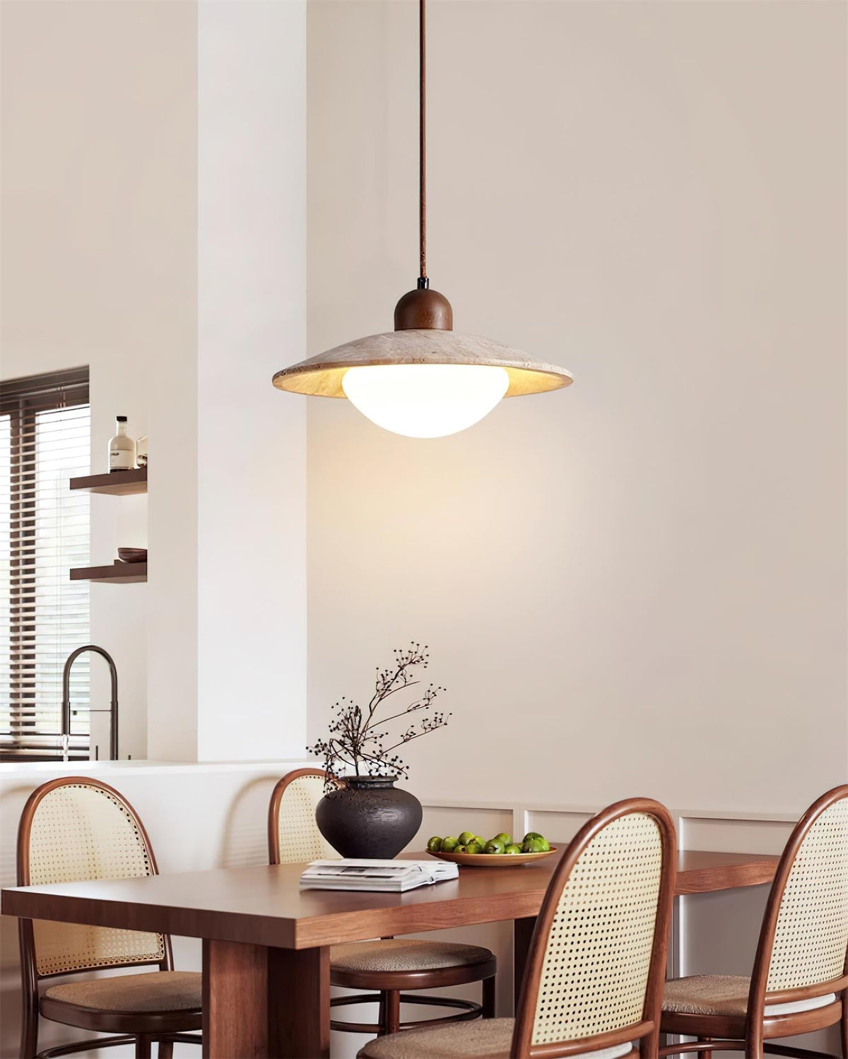 Luxen Pendelleuchte Travertin Minimalistisch