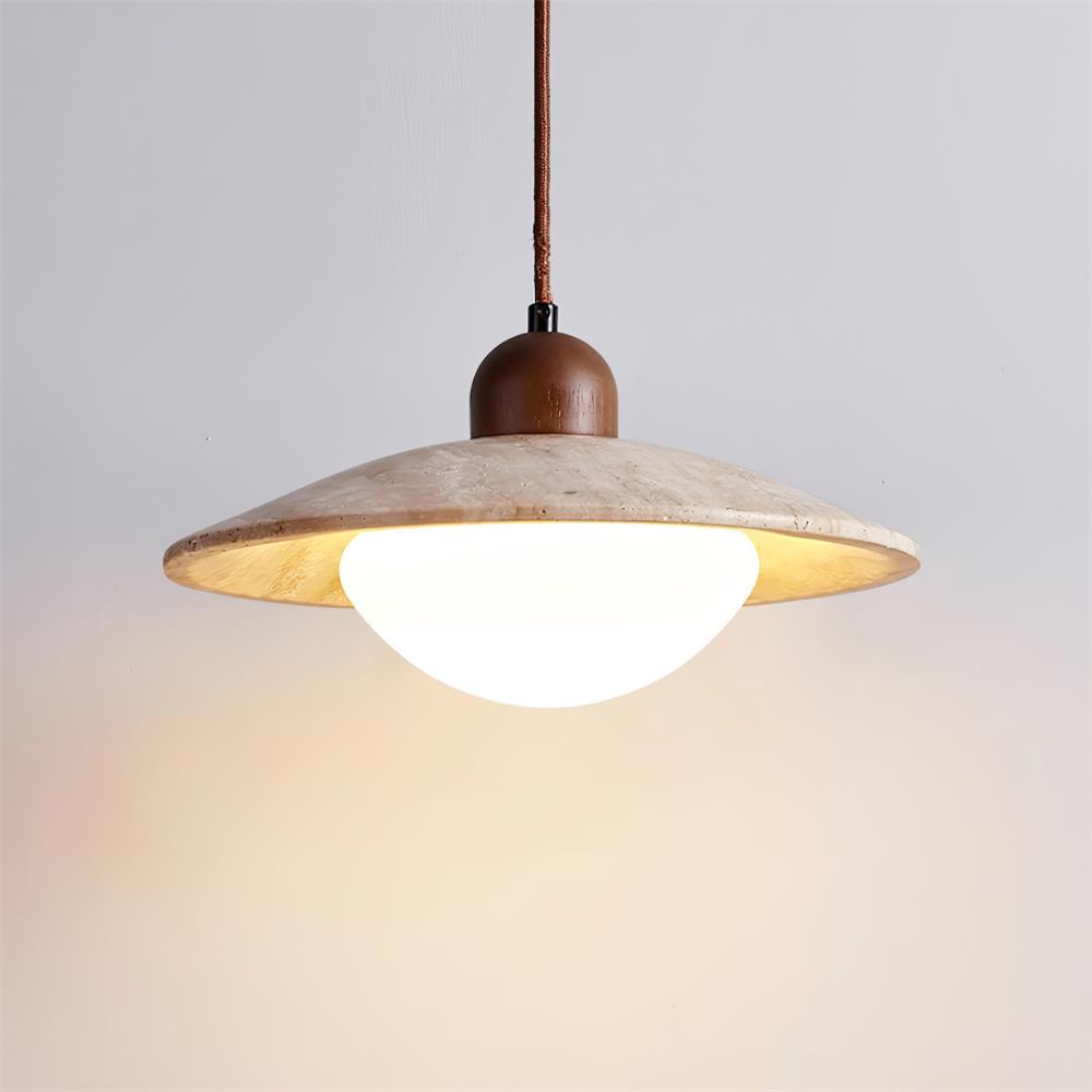Luxen Pendelleuchte Travertin Minimalistisch