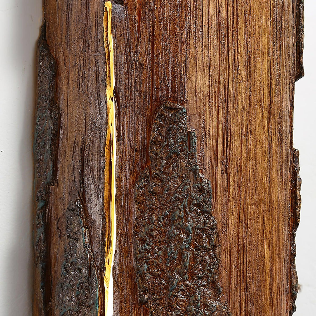 Pravl Wandleuchte Bark-Textur Rustik