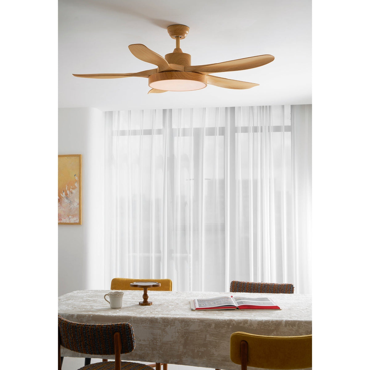 Teriinena Deckenventilator mit Beleuchtung