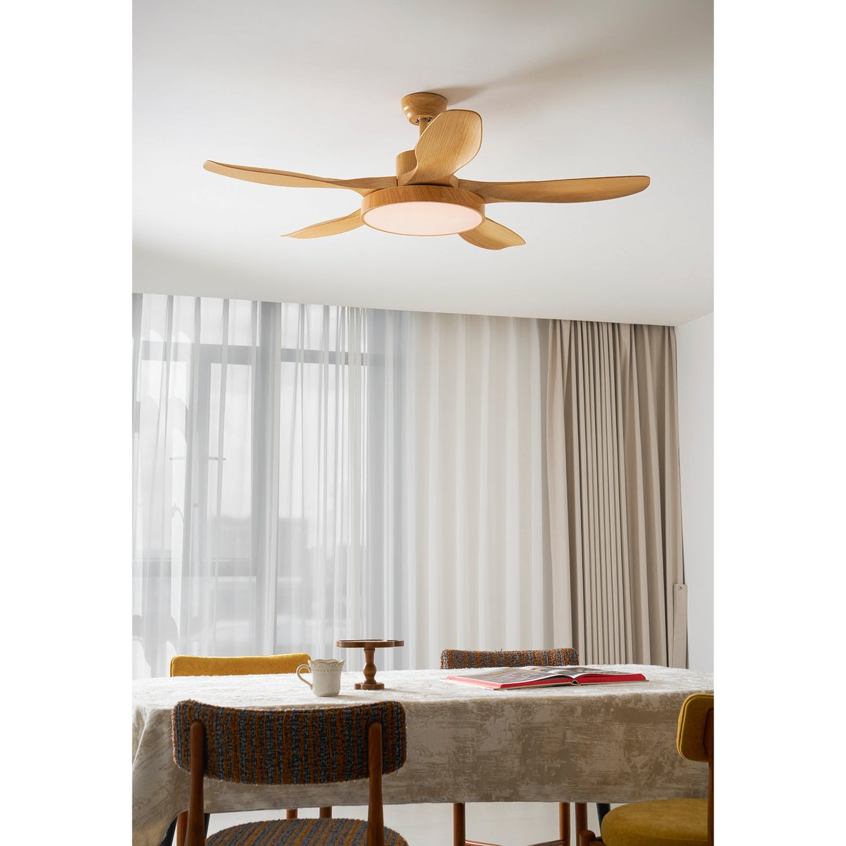 Teriinena Deckenventilator mit Beleuchtung
