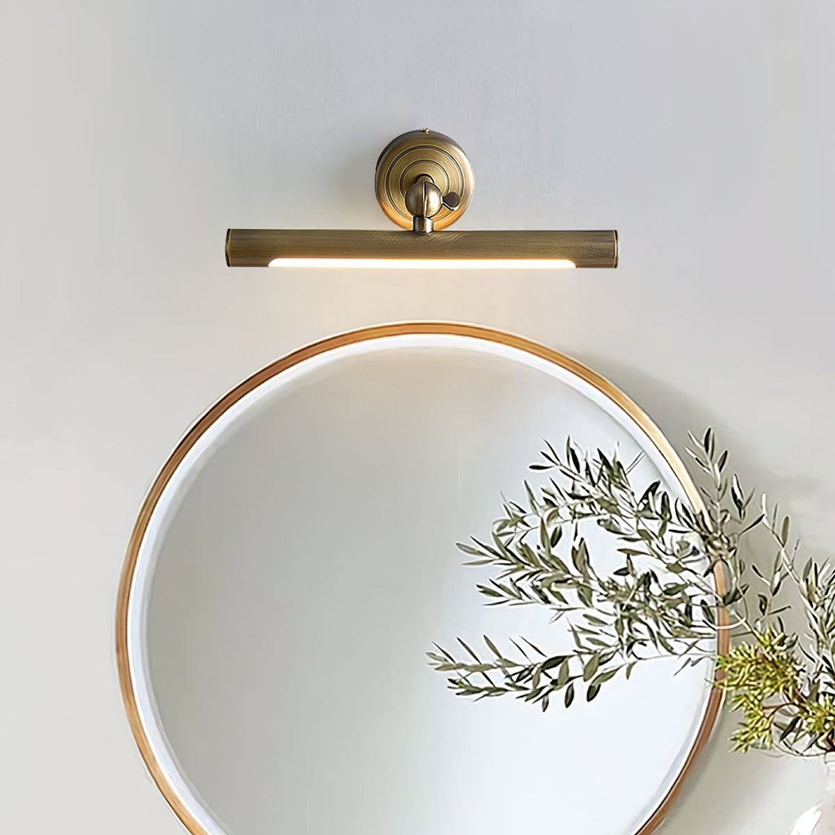 Novara Wandleuchte in Bronze