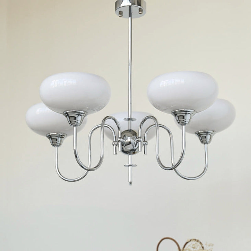Arisha Vintage LED Metall Glas Kronleuchter Wohnzimmer