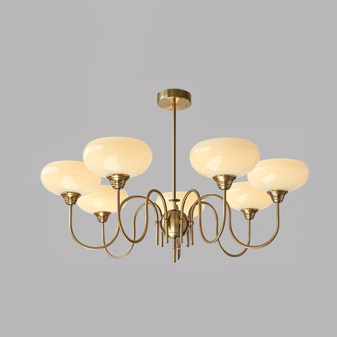 Arisha Vintage LED Metall Glas Kronleuchter Wohnzimmer