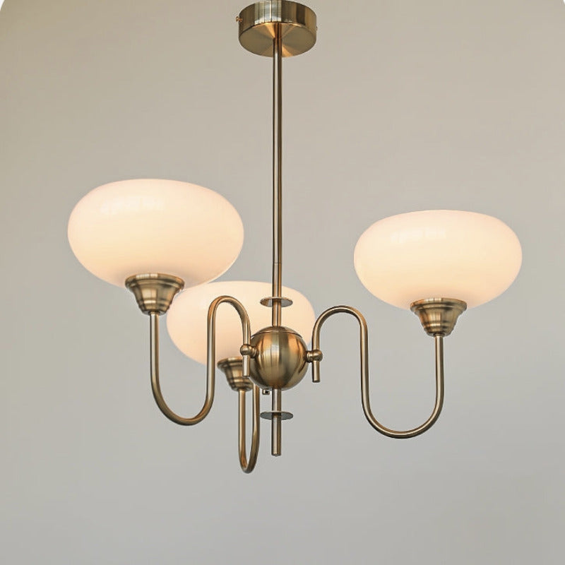 Arisha Vintage LED Metall Glas Kronleuchter Wohnzimmer