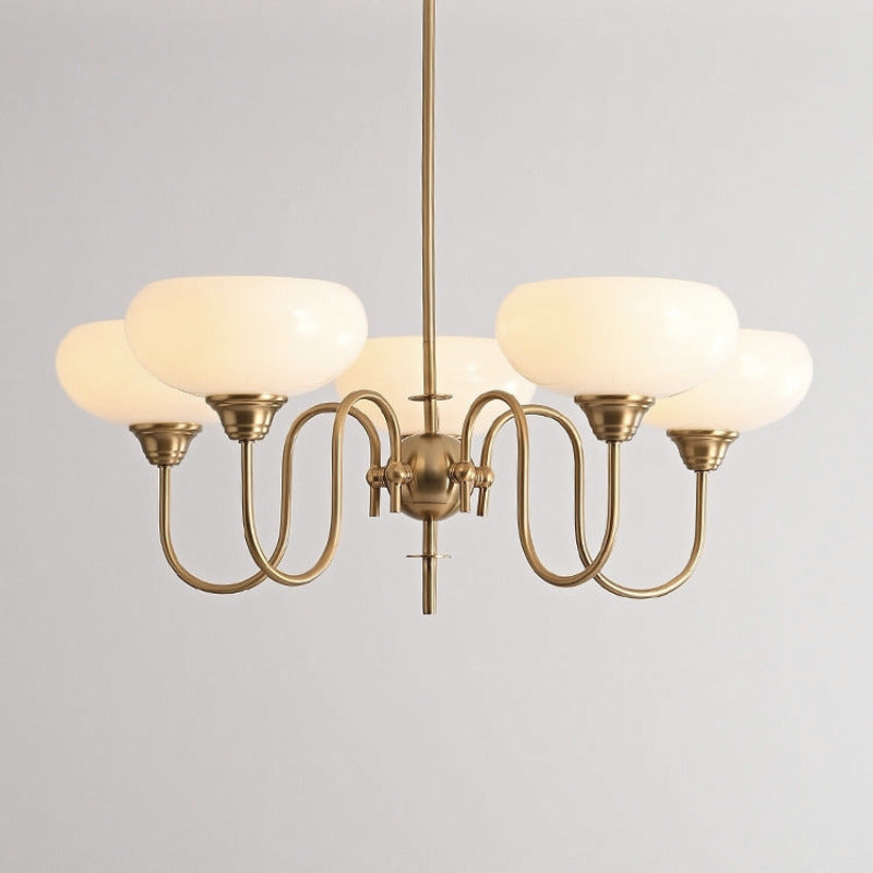 Arisha Vintage LED Metall Glas Kronleuchter Wohnzimmer