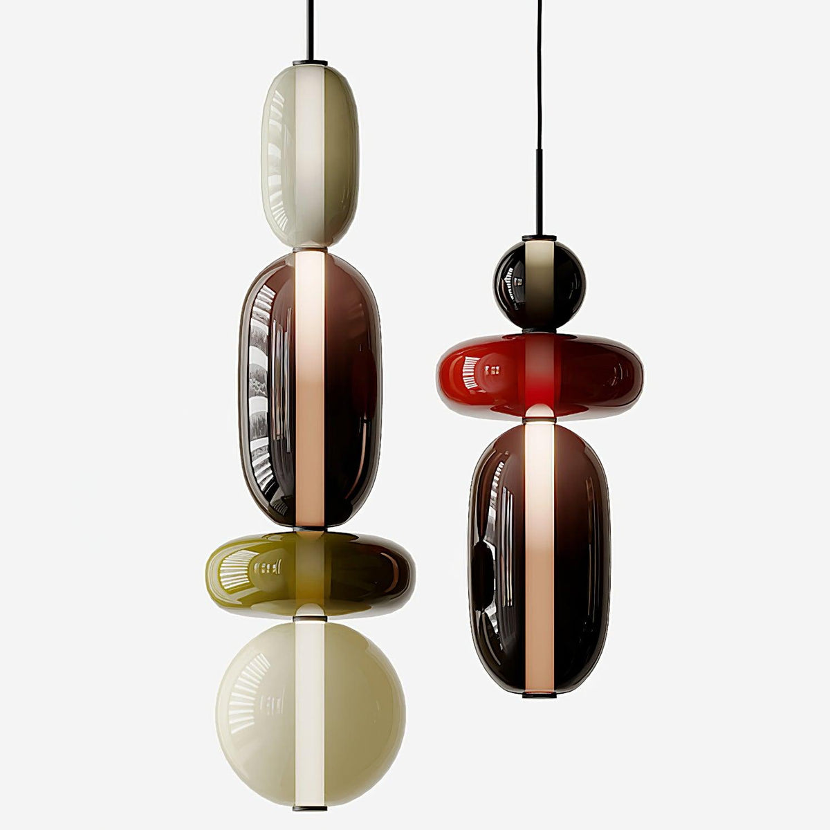 Lioraena Candied Glas Cluster Pendelleuchte