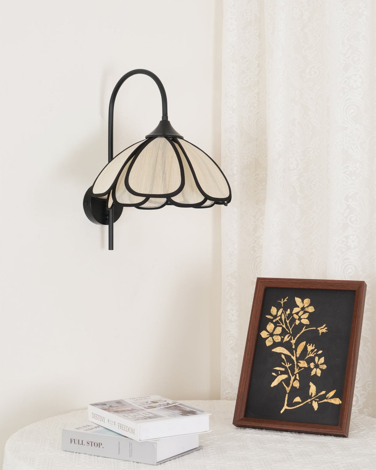 Ivsiliel Natural Burnt Petal Wandleuchte